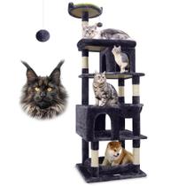 Cat Tree Globlazer S72 Heavy Duty para gatos grandes, cinza escuro