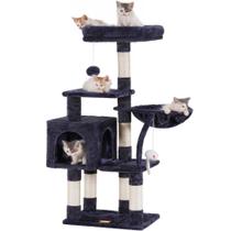 Cat Tree Heybly HCT004SG Smoky Grey com brinquedo para gatos domésticos Cat Tree Heybly HCT004SG Smoky Grey com brinquedo para gatos domésticos