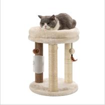 Cat Tree MECOOL 4 em 1 com arranhador, cama, brinquedos e escova