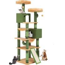 Cat Tree Tower YITAHOME 193 cm de altura com escova de limpeza