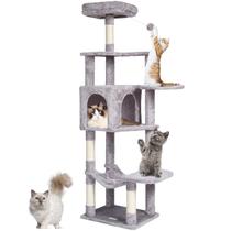 Cat Tree VEVOR 60.6 Cat Tower com arranhador de condomínio Cat Cat Tree VEVOR 60.6 Cat Tower com arranhador de condomínio Cat