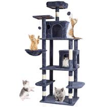 Cat Tree VEVOR de 68,5 polegadas com 2 postes de sisal para condomínios Cat Cat Tree VEVOR de 68,5 polegadas com 2 postes de sisal para condomínios Cat