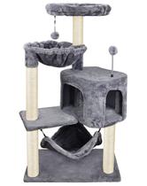 Cat Tree YUNIQUE com condomínio para gatos, rede grande e cama suspensa