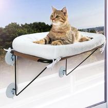 Cat Window Perch LSAIFATER com Suporte de Metal e Cama Confortável para Gatos