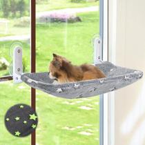 Cat Window Perch Zoratoo Glow in The Dark, sem fio, dobrável Cat Window Perch Zoratoo Glow in The Dark, sem fio, dobrável