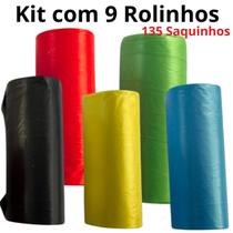 Cata Caca Pet Coletor Higiênico kit 9 Refil (135 saquinhos) Cata Caca Pet Coletor Higiênico kit 9 Refil (135 saquinhos)