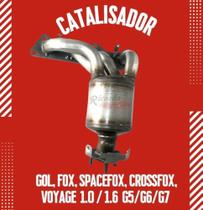 catalisador Gol g5 g6 g7 voyage saveiro fox crossfox motor 1.0 1.6 8val 2008a2016 tuper 16805 - Tuper cod.16805
