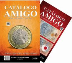 Catalogo Amigo, Moedas e Cédulas do Brasil 2 Em 1 (2026) - 5 ª Edição