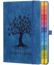 Catálogo de endereços ZXHQ Catálogo de endereços com guias alfabéticas coloridas Catálogo de endereços ZXHQ Catálogo de endereços com guias alfabéticas coloridas