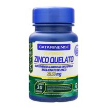 Catarinense - Zinco Quelato - C/30 Cápsulas Sem Sabor Catarinense - Zinco Quelato - C/30 Cápsulas Sem Sabor