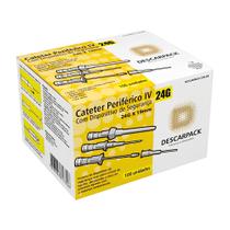 Catater Intravenoso 24g DISPOSITIVO DE SEGURANÇA C/100 un - DESCARPACK Catater Intravenoso 24g DISPOSITIVO DE SEGURANÇA C/100 un - DESCARPACK