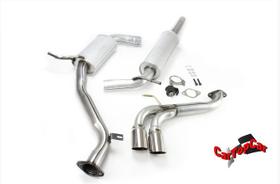 Catback escapamento golf tsi 1.4 mk7 - aço carbono - ronco esportivo