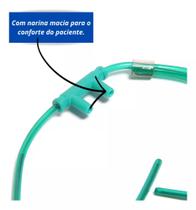 Cateter Nasal P/ Oxigênio Tipo Óculos Adulto Estéril (10 unidades)