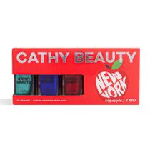 Cathy beauty kit esmalte big apple 3 trio Cathy beauty kit esmalte big apple 3 trio