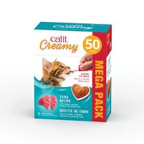 Catit Creamy Lickable Cat Treat - Pacote com 50 Unidades (15ml cada)