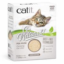 Catit Go Natural Areia Sanitária de Casca de Ervilha para Gatos 5,6 kg Catit Go Natural Areia Sanitária de Casca de Ervilha para Gatos 5,6 kg