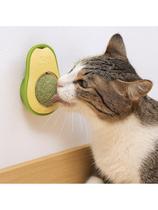 Catnip Abacate Brinquedo Interativo para Gatos Ervinha Bolinha Lamber Roer Pequeno Felino Catnip Abacate Brinquedo Interativo para Gatos Ervinha Bolinha Lamber Roer Pequeno Felino