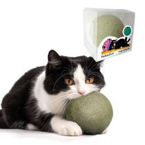 Catnip Ball Fokauiwo, enorme brinquedo de erva-dos-gatos de 10 cm para gatos