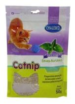 Catnip Erva Para Gatos Natural Relaxante Interativo 50g - Chalesco