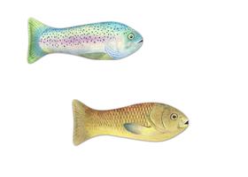 Catnip Toy Alice's Cottage Fish and Nips, pacote de 2