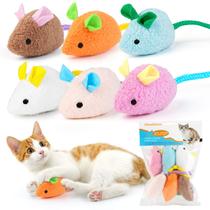 Catnip Toy Dorakitten 6 peças de brinquedos de pelúcia para gatos e ratos