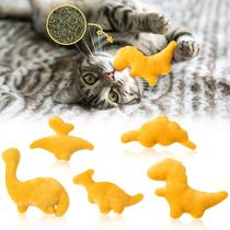 Catnip Toys MALLMALL6 Dino Nuggets para gatos - 5 unidades