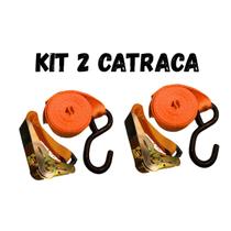 Catraca aço 4000kg Cinta Amarração 25mm Carga moto Jet Ski Barco sinta caminhão Cor Laranja