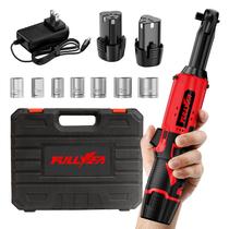 Catraca elétrica Wrench FULLYEA 12V 380 RPM, conjunto de 7 soquetes Catraca elétrica Wrench FULLYEA 12V 380 RPM, conjunto de 7 soquetes