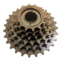Catraca Roda Livre 6 Marchas 14/28d Bike Dourada Comum PACO Catraca Roda Livre 6 Marchas 14/28d Bike Dourada Comum PACO