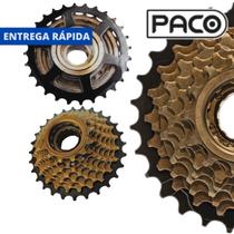 Catraca Roda Livre 8v 13/28 Dourada Ult Preta Paco