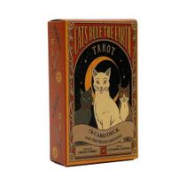 Cats Rule the Earth Oracle Tarot Deck 78 Cartas Edição De Adivinhação Jogo De Cartas