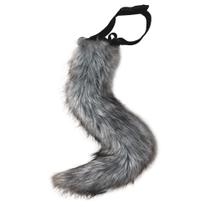 Cauda de pele sintética para cosplay, fantasia de festa de Halloween JUNBOON