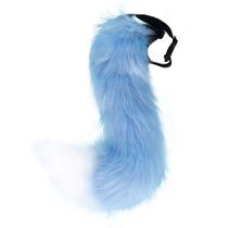 Cauda de pele sintética para cosplay, fantasia de festa de Halloween JUNBOON