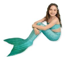 Cauda De Sereia Completa p/ Nadar + Nadadeira Sapatinho Dany