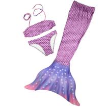 Cauda de Sereia Infantil e Adulto Com Monofin Com Biquini e Proteção UVA Sirenita Cauda de Sereia Infantil e Adulto Com Monofin Com Biquini e Proteção UVA Sirenita