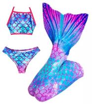 Cauda De Sereia + Nadadeira + Top - Envio Rapido Cauda De Sereia + Nadadeira + Top - Envio Rapido
