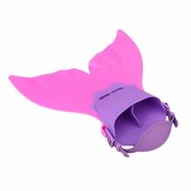 Cauda Sereia Monofin Rosa Tam 25 Ao 37