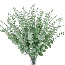 Caules artificiais de eucalipto CEWOR 36 unidades 35,8 cm para decoração