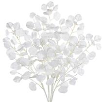 Caules artificiais de eucalipto DILATATA Faux White 80 cm - 5 peças Caules artificiais de eucalipto DILATATA Faux White 80 cm - 5 peças