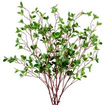 Caules artificiais de ficus AUSTOR 45 cm, galhos verdes falsos x5 Caules artificiais de ficus AUSTOR 45 cm, galhos verdes falsos x5