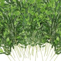 Caules artificiais italianos de vegetação de ruscus WONICE (pacote com 40)