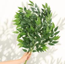 Caules de vegetação artificial WEISPARK Italian Ruscus 68 cm de seda Caules de vegetação artificial WEISPARK Italian Ruscus 68 cm de seda