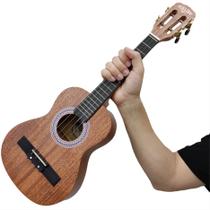 Cavaco Acústico Malibu CTMM Mahogany Fosco Cordas Solez