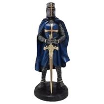 Cavaleiro Medieval em Resina 23cm Pronto Entrega Colecionável