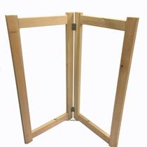 Cavalete Aparelhado Modelo Janela 40x80cm Madeira do Brasil Rosa Woodforce