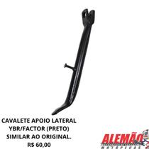 Cavalete apoio lateral ybr/factor (preto) compatível ao original.
