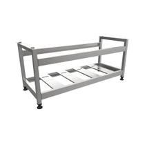 Cavalete Bancada de Apoio Linha Prime Industrial em Aço Inox Pce150 150cm - Venâncio 33710 Cavalete Bancada de Apoio Linha Prime Industrial em Aço Inox Pce150 150cm - Venâncio 33710