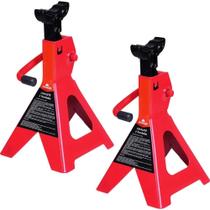 Cavalete De Apoio Para Mecânica 2T Vermelho 10 Posições Worker Cavalete De Apoio Para Mecânica 2T Vermelho 10 Posições Worker