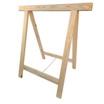 Cavalete de Apoio Para Obra Mesa Pe Madeira Pinus 75x79,8 Cavalete de Apoio Para Obra Mesa Pe Madeira Pinus 75x79,8