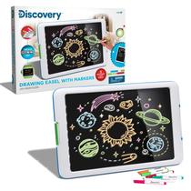 Cavalete de Desenho Discovery Kids Neon Glow - Com 6 Marcadores de Cor